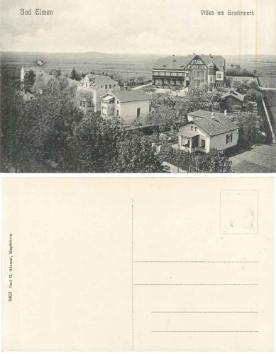 Bad Elmen Schoenebeck Villen am Gradierwerk * ca. 1910