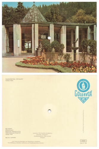 Bad Elster Muckenberger Mei Vugtland record card Colorvox around 1960