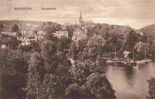 Bad Elster Vogtland Gondelteich o 1913