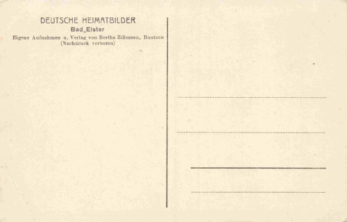 Bad Elster Vogtland Hotel Sachsenhof * um 1930 Deutsche Heimatbilder
