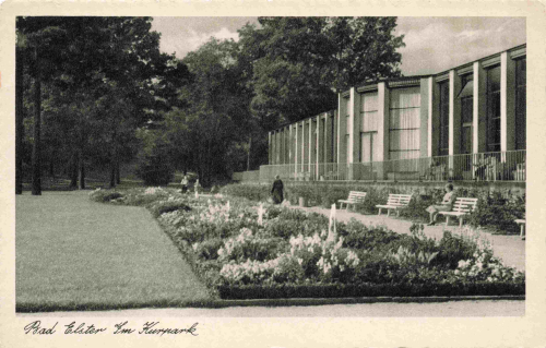 Bad Elster Vogtland Wandelhalle im Kurpark gebraucht 1939