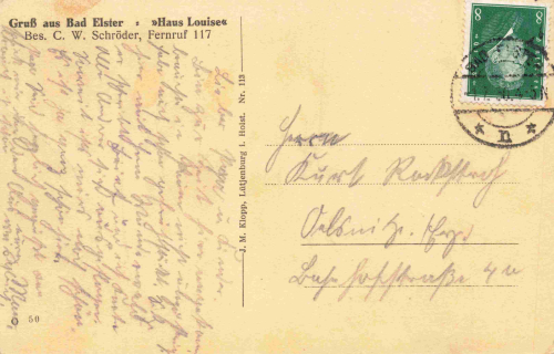 Bad Elster Vogtland Haus Louise o 1930