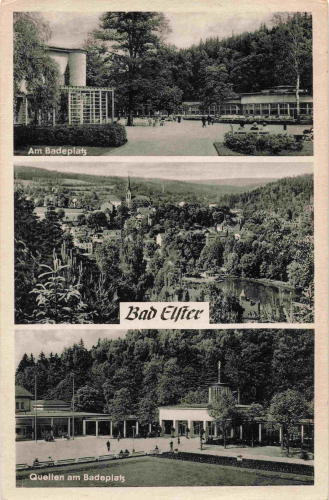 Bad Elster Vogtland Mehrbildkarte o 1956