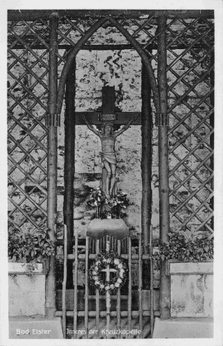 Bad Elster Vogtland Inneres der Kreukapelle * um 1930