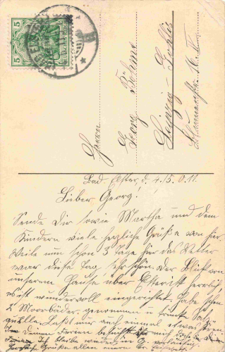 Bad Elster Vogtland Diakonissenhaus Leipzig-Lindenau Haus Schorbus o 1911
