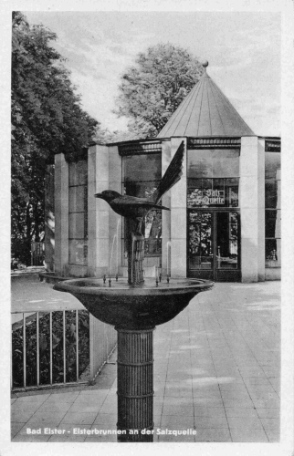 Bad Elster Vogtland Elsterbrunnen an der Salzguelle * 1953