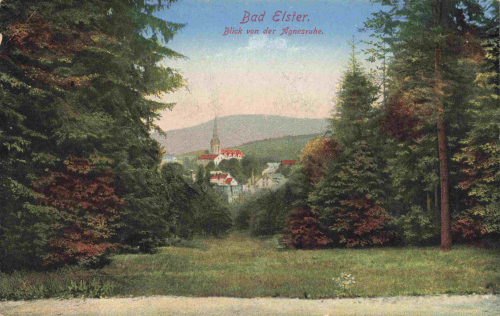 Bad Elster Vogtland von der Agnesruhe * um 1910