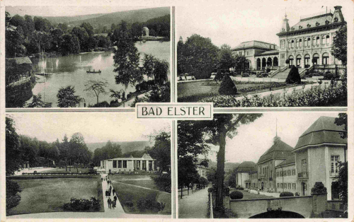 Bad Elster Vogtland Mehrbildkarte o 1949