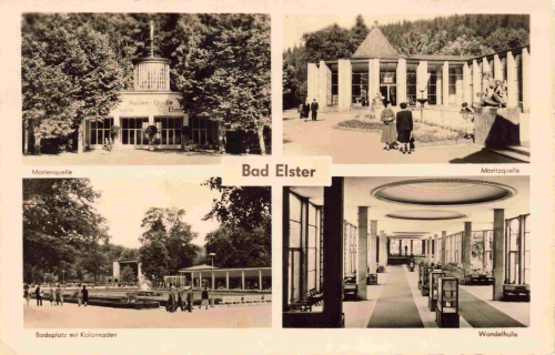 Bad Elster Vogtland Mehrbildkarte o 1958