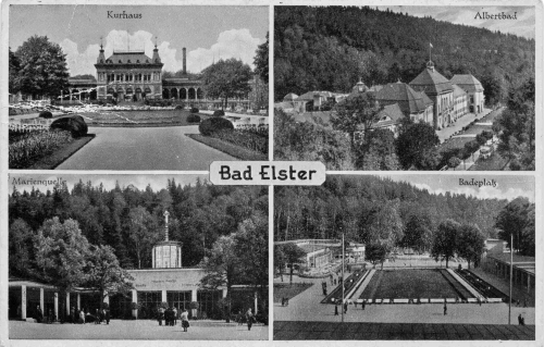 Bad Elster Vogtland Mehrbildkarte o um 1940