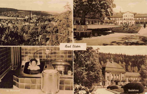 Bad Elster Vogtland multi-view postcard