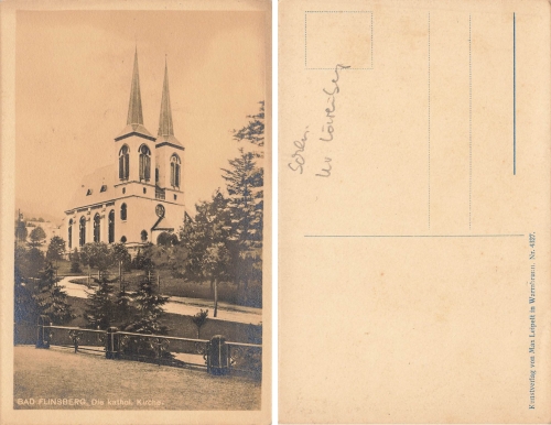 Bad Flinsberg Isergebirge Schlesien Kirche Swieradow-Zdroj * um 1930