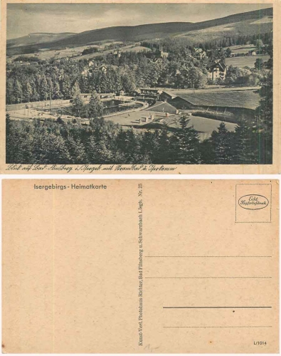 Bad Flinsberg Jizera Mountains swimming pool * approx. 1930