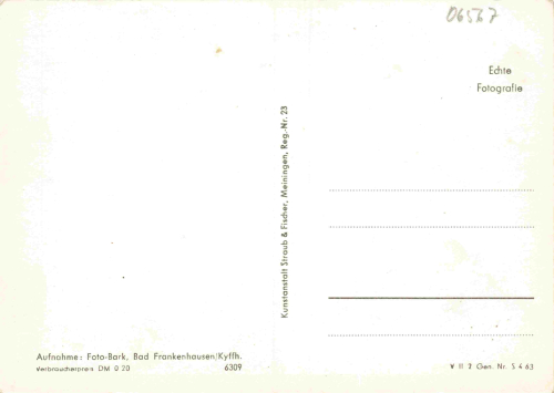 Bad Frankenhausen Gasthaus zum Grünen Wald * 1963