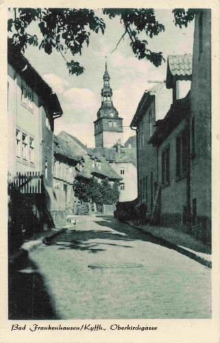 Bad Frankenhausen Oberkirchgasse o 1951