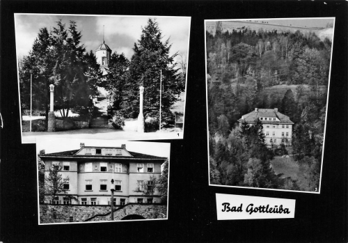 01816 Bad Gottleuba Mehrbildkarte Sanatoruim * 1977 Hanich1652