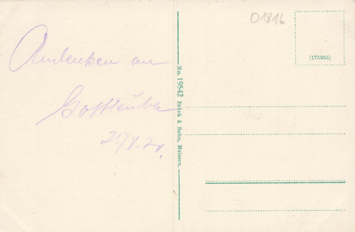 01816 Bad Gottleuba Bahnhof der Gottleubatalbahn * 1920