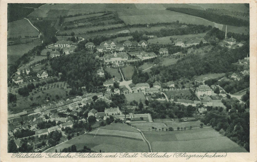 01816 Bad Gottleuba Sanatorium Aerial photograph * around 1930