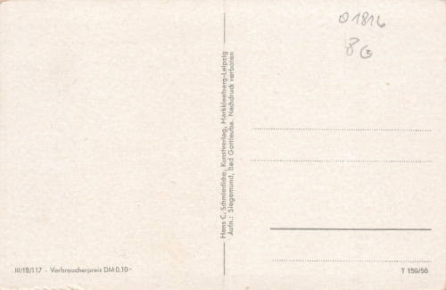 01816 Bad Gottleuba Ferienheim * 1956