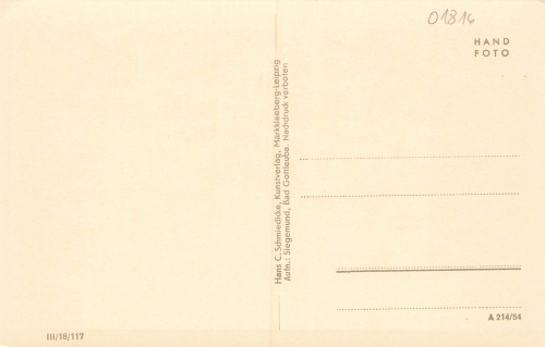 01816 Bad Gottleuba Gesamtansicht Sanatorium der SVA * 1954