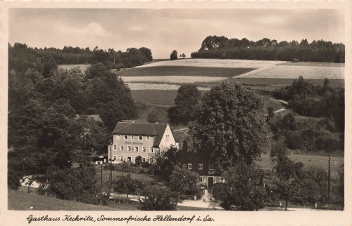 01816 Hellendorf Bad Gottleuba Gasthaus Keckritz * um 1930