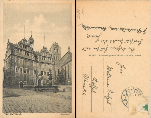 Bad Hersfeld Rathaus o 21.7.24?