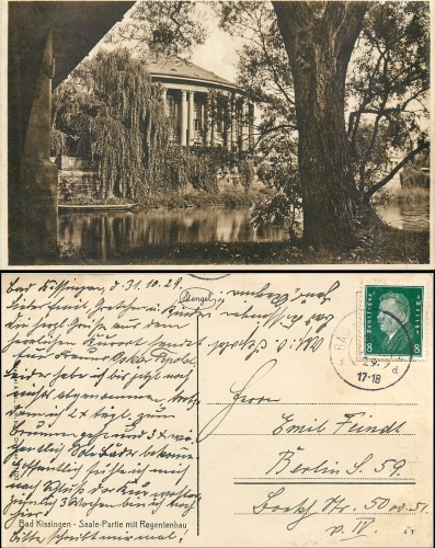 Bad Kissingen Regentbau o 31.10.1929