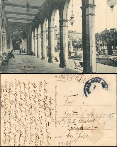 Bad Kissingen Kolonnade o ca. 1915