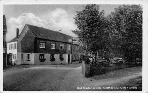 Bad Klosterlausnitz Gasthaus zur Guten Quelle o 1958