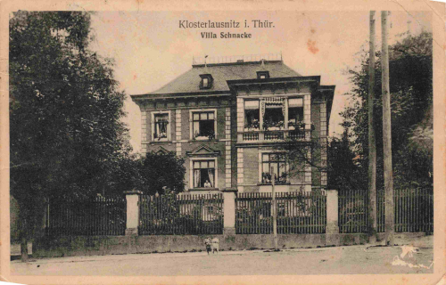 Bad Klosterlausnitz Villa Schnacke o 1921