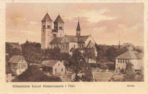 Bad Klosterlausnitz Kirche o 1926