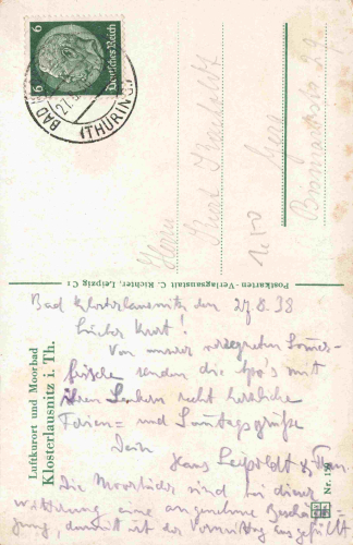 Bad Klosterlausnitz Mehrbildkarte o 1938
