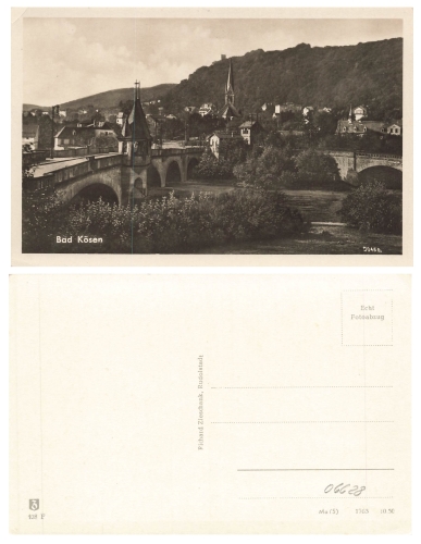 06628 Bad Kösen Brücke *ca. 1950