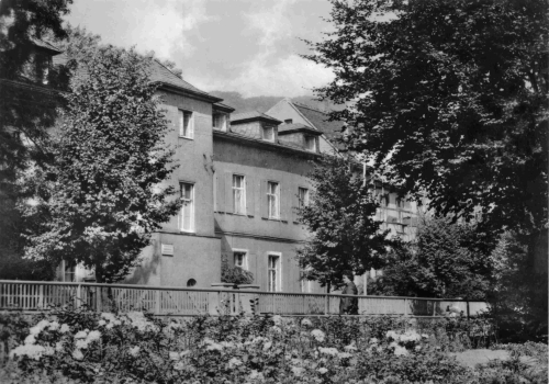 Bad Kösen Sanatorium Friedrich Eberrt Strasse gebraucht 1975