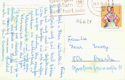 Bad Kösen Hotel zum Wehrdamm o 1975