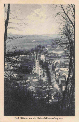 Bad Kösen von der Kaiser-Wilhelms-Burg aus * um 1920