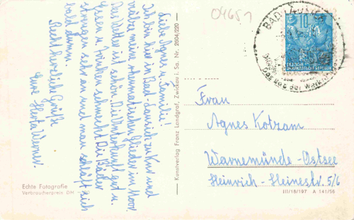 04651 Bad Lausick Kurhotel o 1956