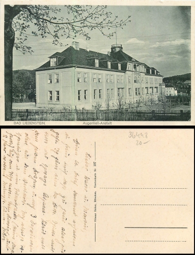 Bad Liebenstein ophthalmological institute gebr. circa 1920