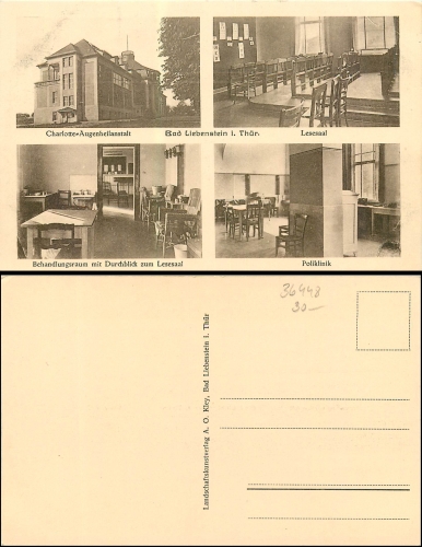 Bad Liebenstein Charlotte Augenheilanstalt *ca.1920