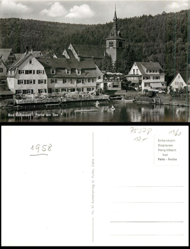 Bad Liebenzell Partie am See *ca. 1958