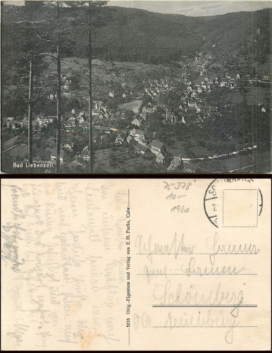 Bad Liebenzell o ca. 1920