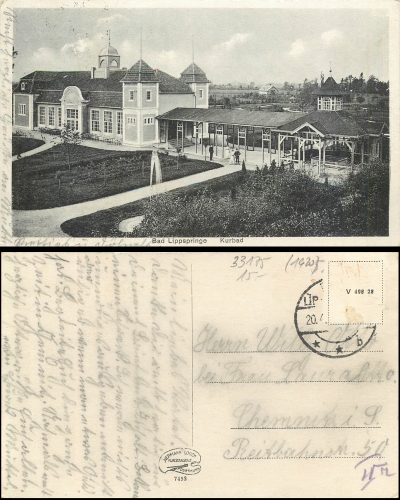 Bad Lippspringe Kurbad o ca. 1920