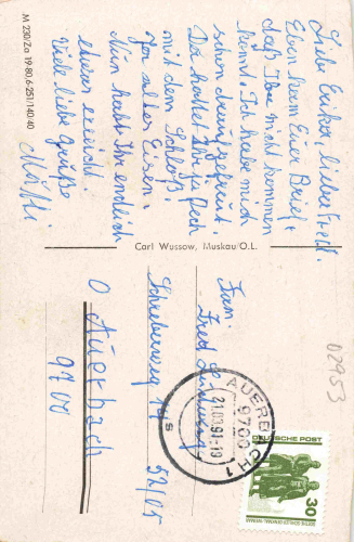 02953 Bad Muskau Schloss um 1940