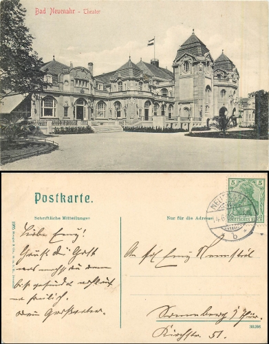 Bad Neuenahr Theater, o 14.6.1908