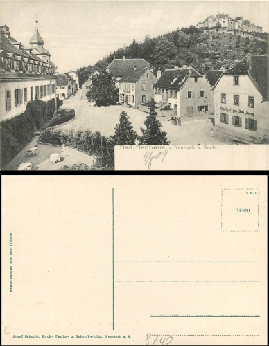 Bad Neustadt Saale Bad Neuhaus Gasthaus zur Salzburg *1909