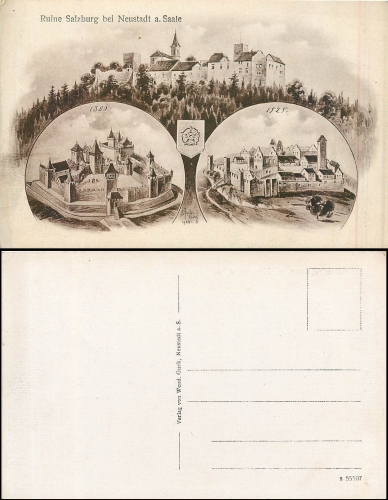 Bad Neustadt Saale ruins Salzburg Eugen Felle AK * approx. 1903