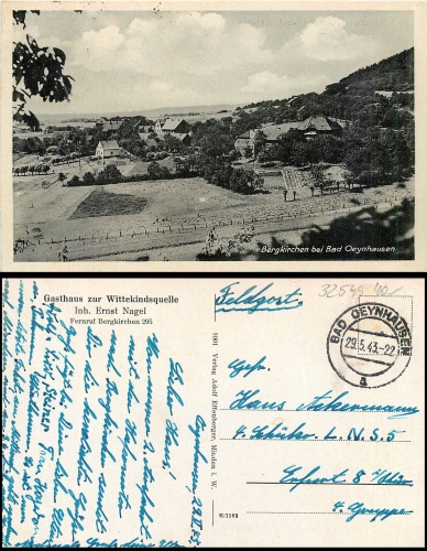 Bergkirchen bei Bad Oyenhausen o 29.5.43