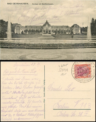 Bad Oeynhausen Kurhaus 21.6.1922