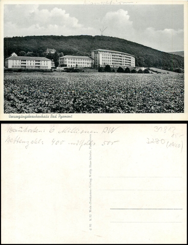 Bad Pyrmont Versorgungskrankenhaus  * 1950