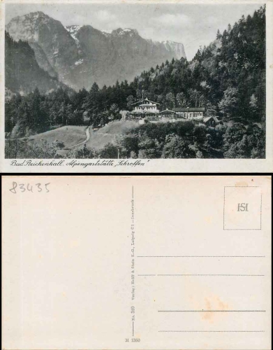 83435 Bad Reichenhall Alpengaststaette Schroffen *ca. 1930